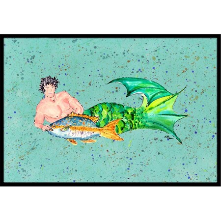 Beyondbasketball Merman Indoor Or Outdoor Mat - 18 x 27 in. BE2849949
